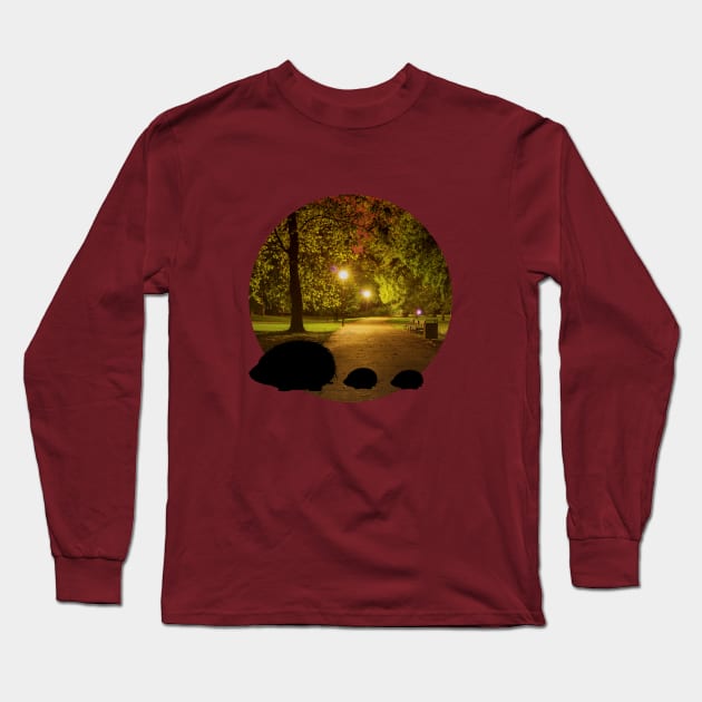 Hedgehog family Long Sleeve T-Shirt by Sinmara